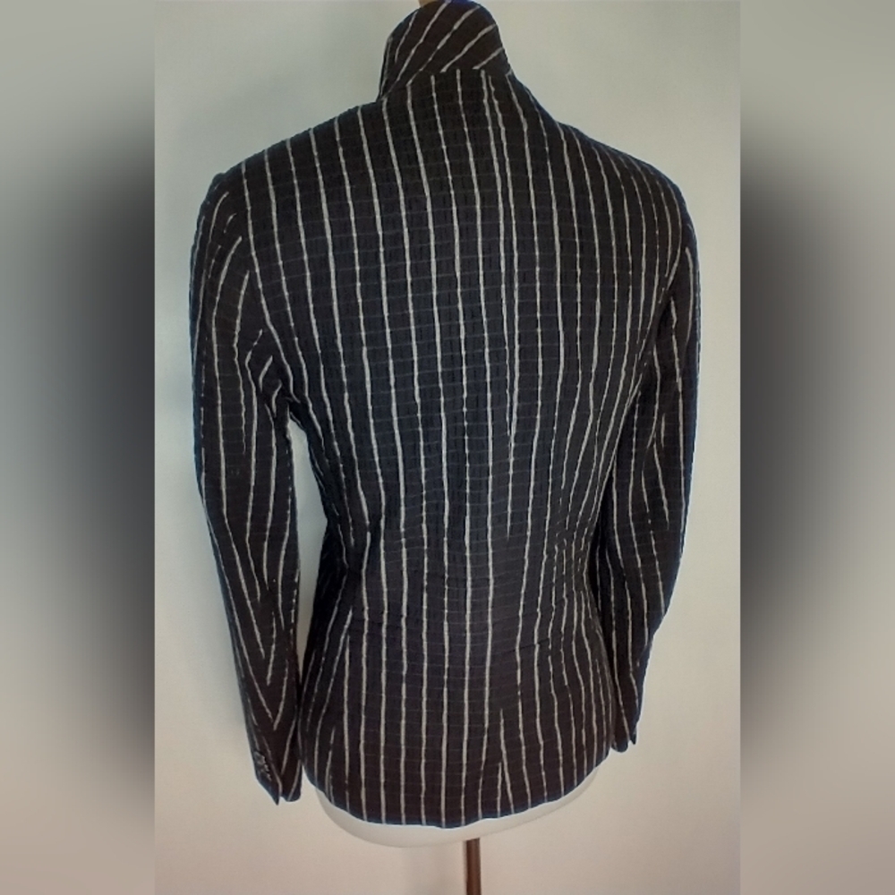 AUGUSTUS PINSTRIPED JACKET - Picture 4 of 7
